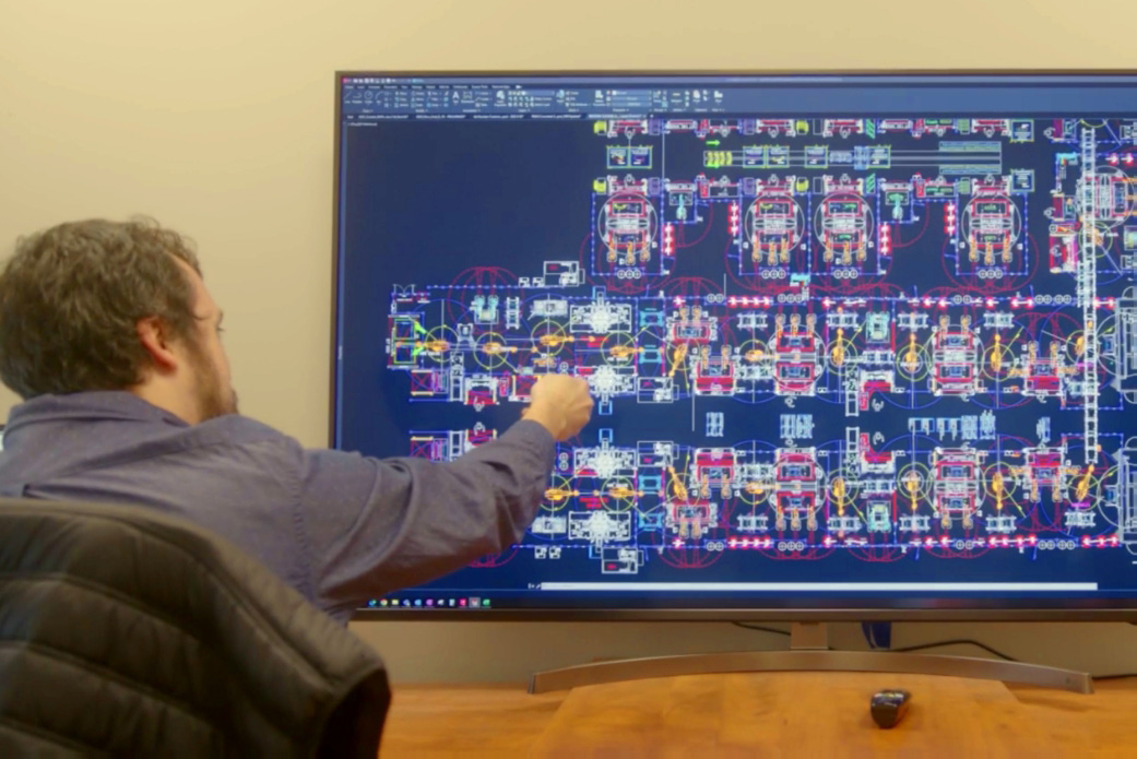 Working over viewing technical drawings