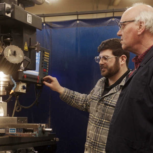 machine shop workers